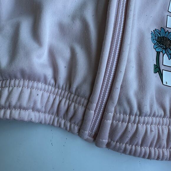 Puma Girl's Pink Full Zip Track Jacket - Size 12/14 - Picture 3 of 5